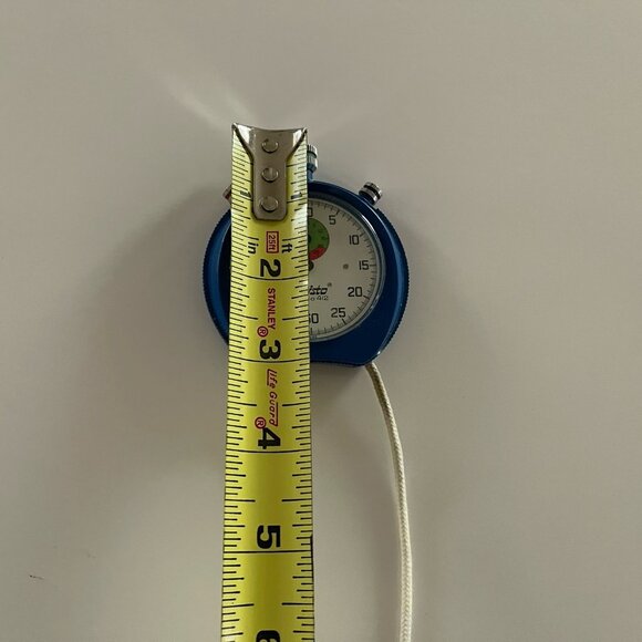 Vintage ARISTO APOLLO 412 Stop Watch Blue Swiss Made WORKING - Picture 9 of 13